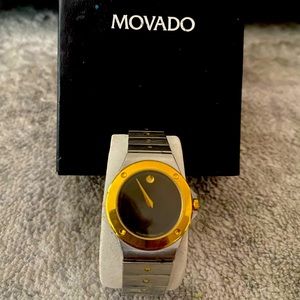 AUTHENTIC Movado Two Tone Museum Sports Edition